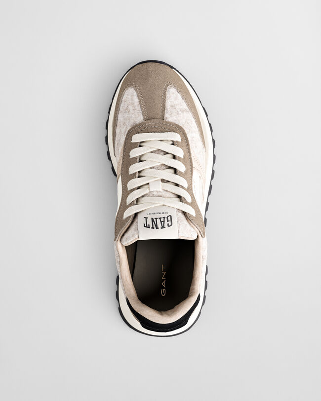 Caffay sneakers af ruskind og uld