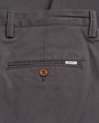 Slim fit chinobukser af twill