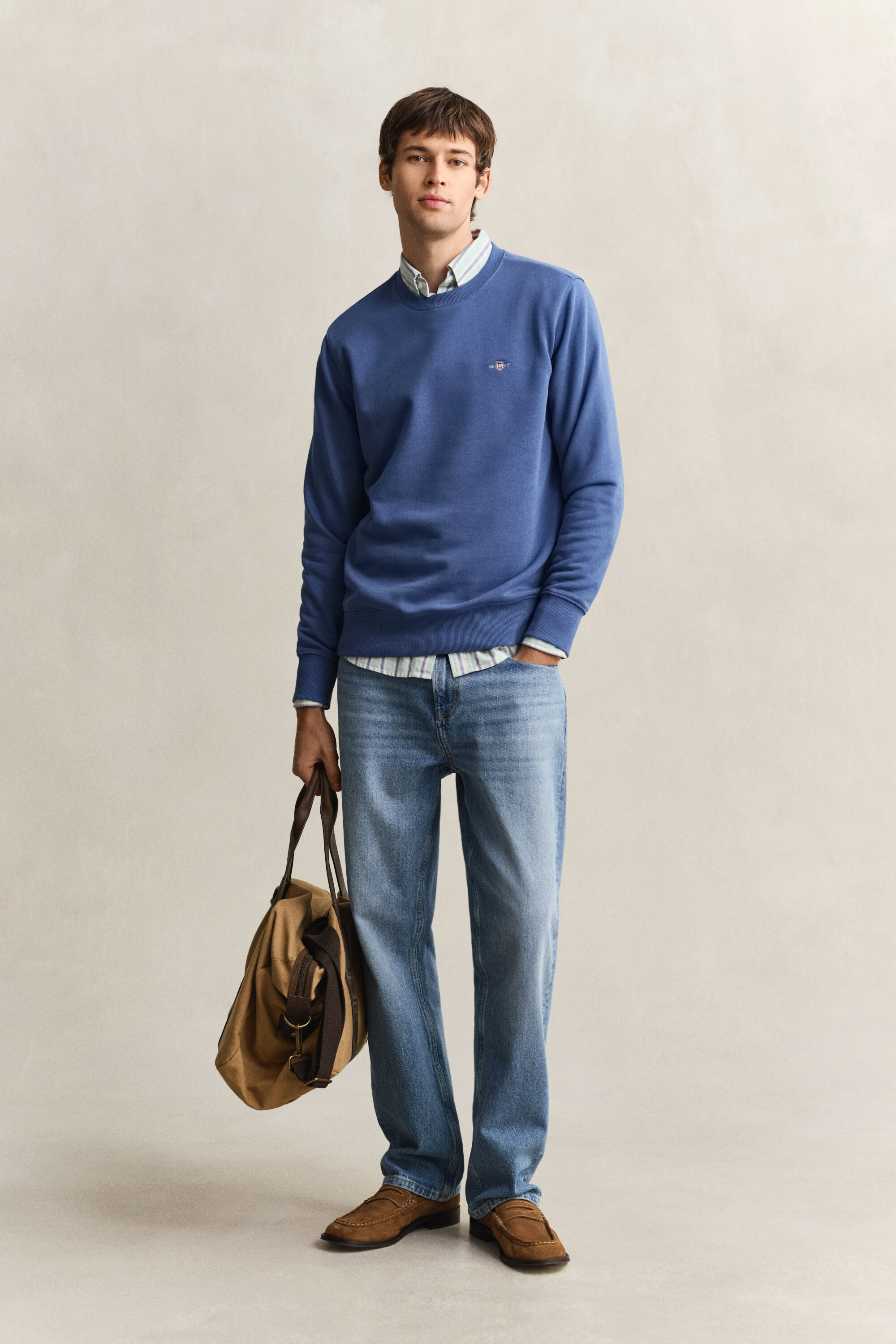 Shield sweatshirt med crewneck