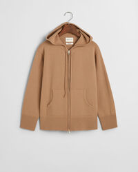 H&aelig;ttetr&oslash;je af ekstra fin lammeuld med lynl&aring;s