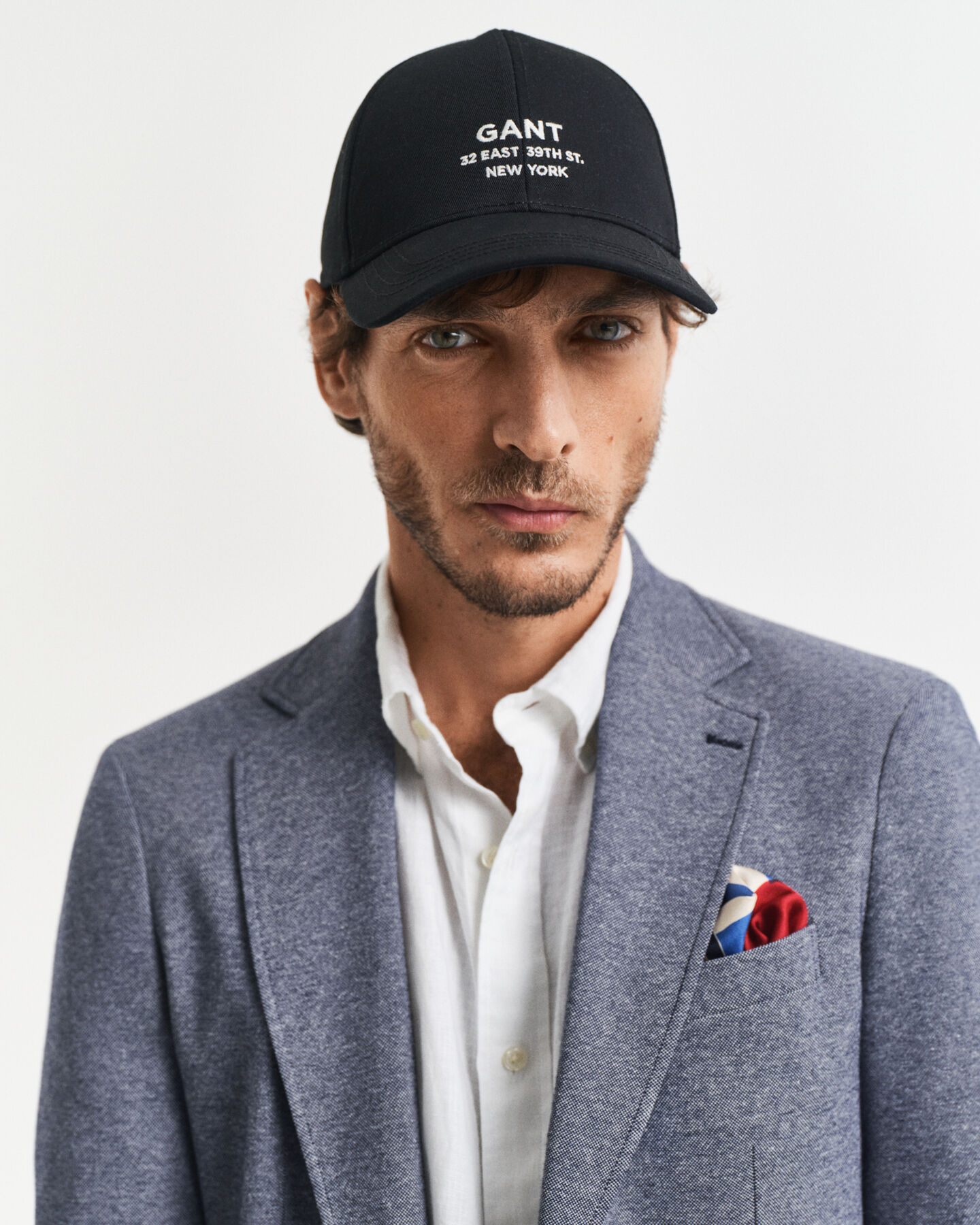 Slim fit tofarvet jersey blazer