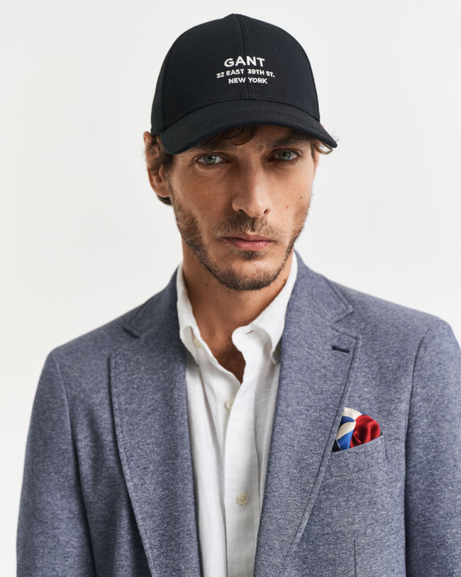 Slim fit tofarvet jersey blazer