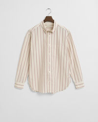 Relaxed fit Heritage Poplin skjorte med striber