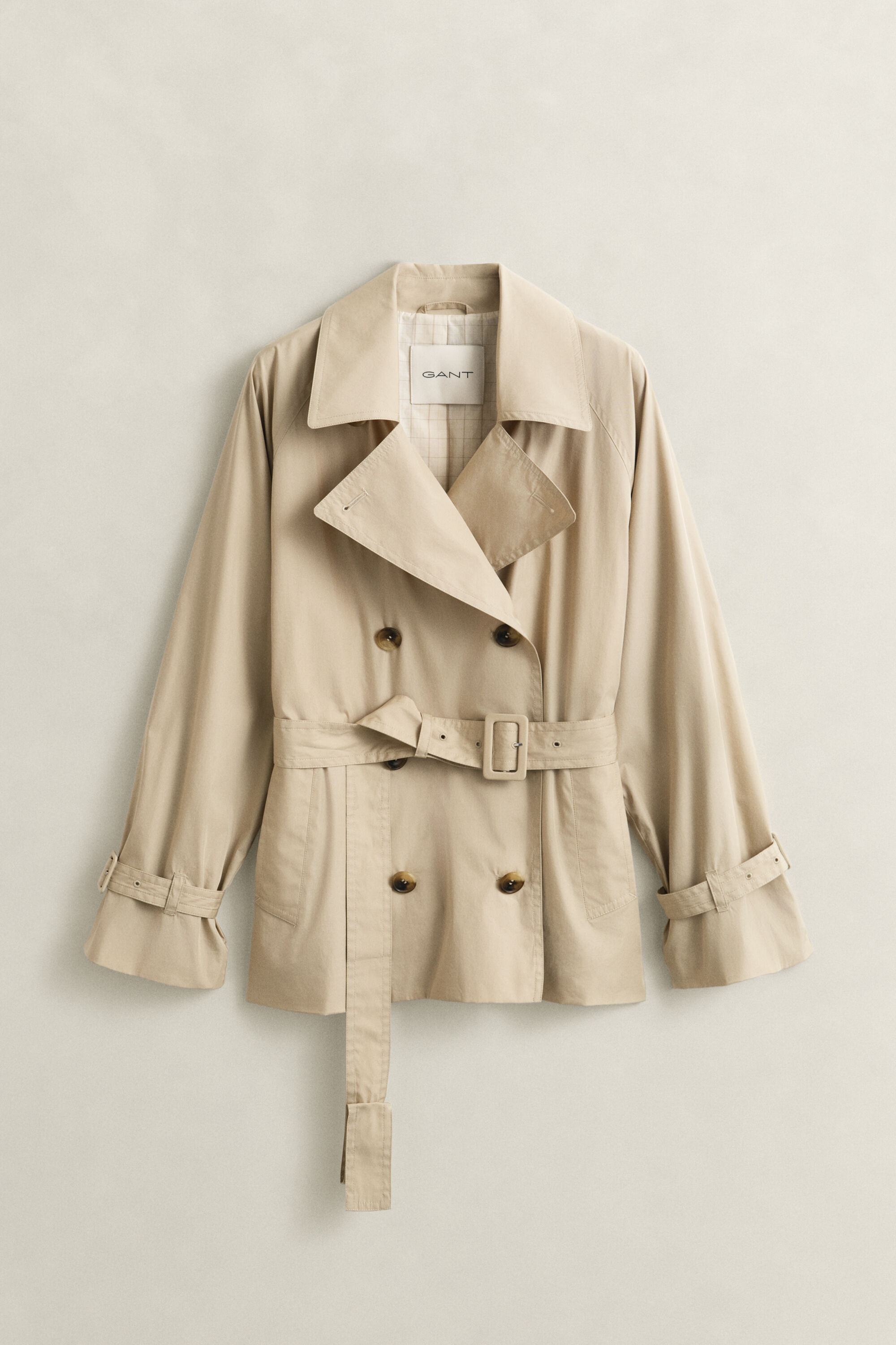 Kort og let trenchcoat
