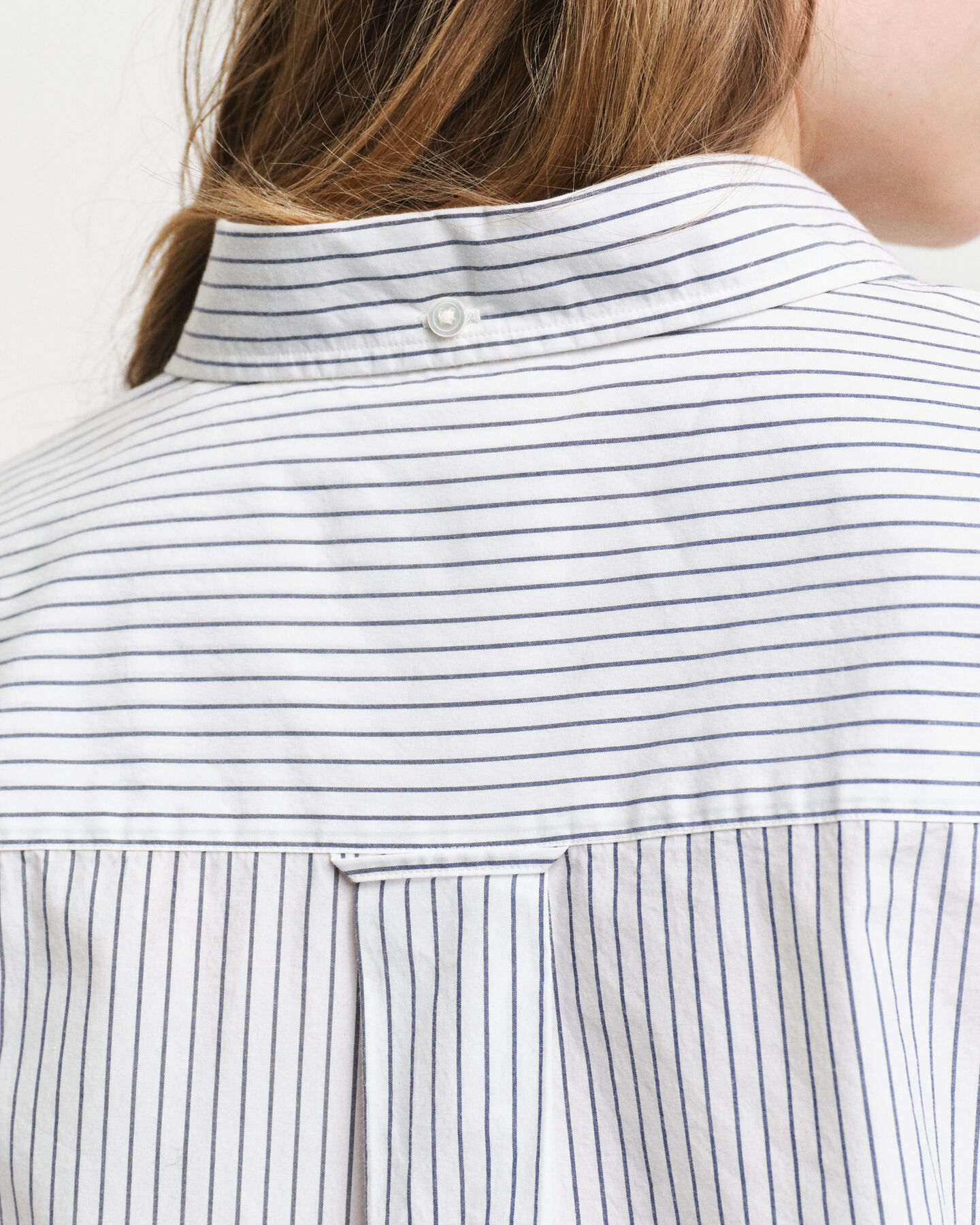 Relaxed fit Heritage Poplin skjorte med striber