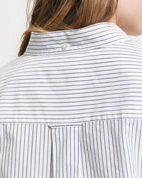 Relaxed fit Heritage Poplin skjorte med striber