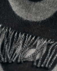 Graphic jacquard-vævet halstørklæde