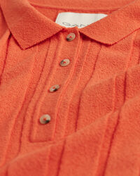 Ribstrikket polokjole af Terry Cloth