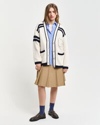 GANT Varsity cardigan med V-hals