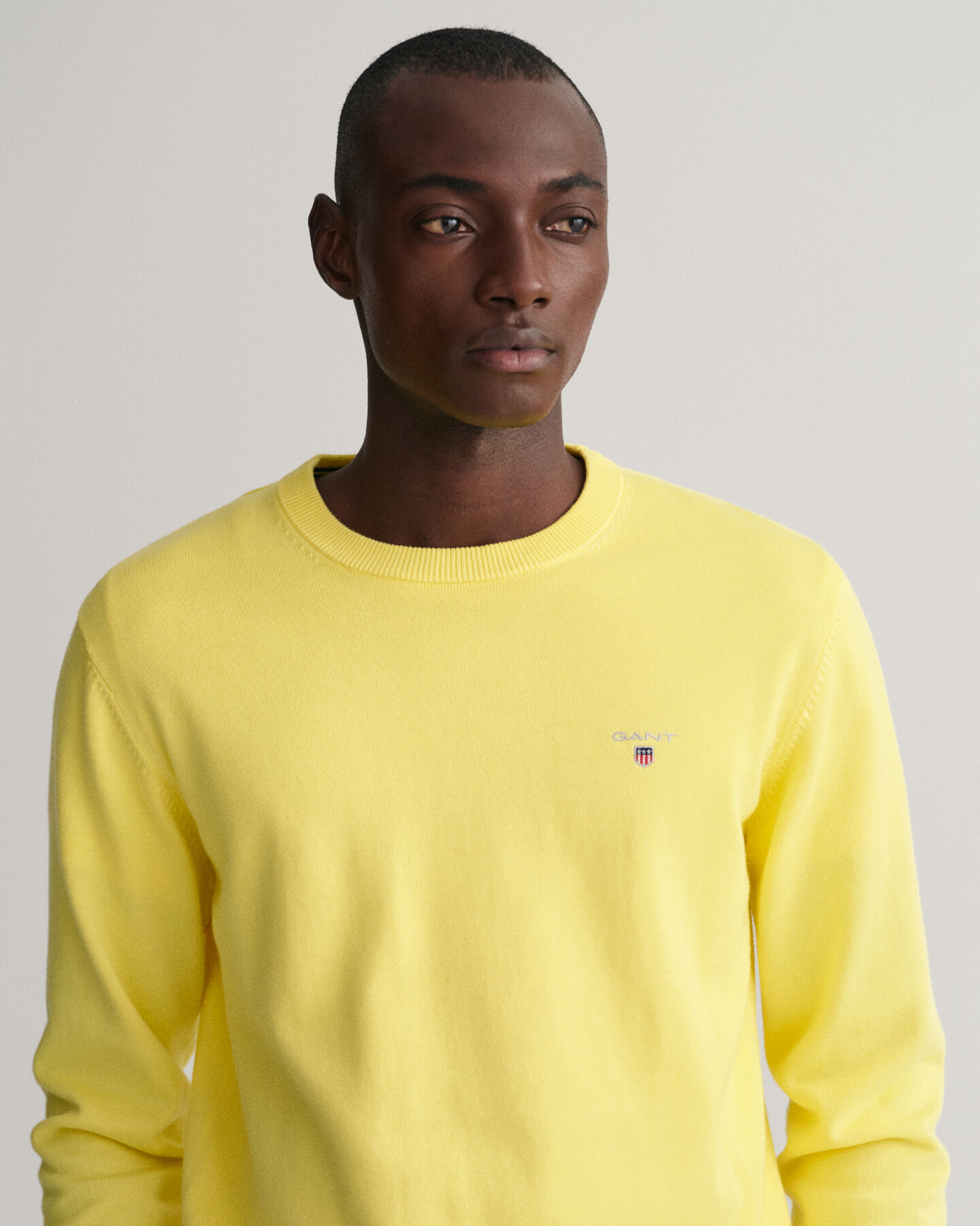 Classic crewneck sweater i bomuld