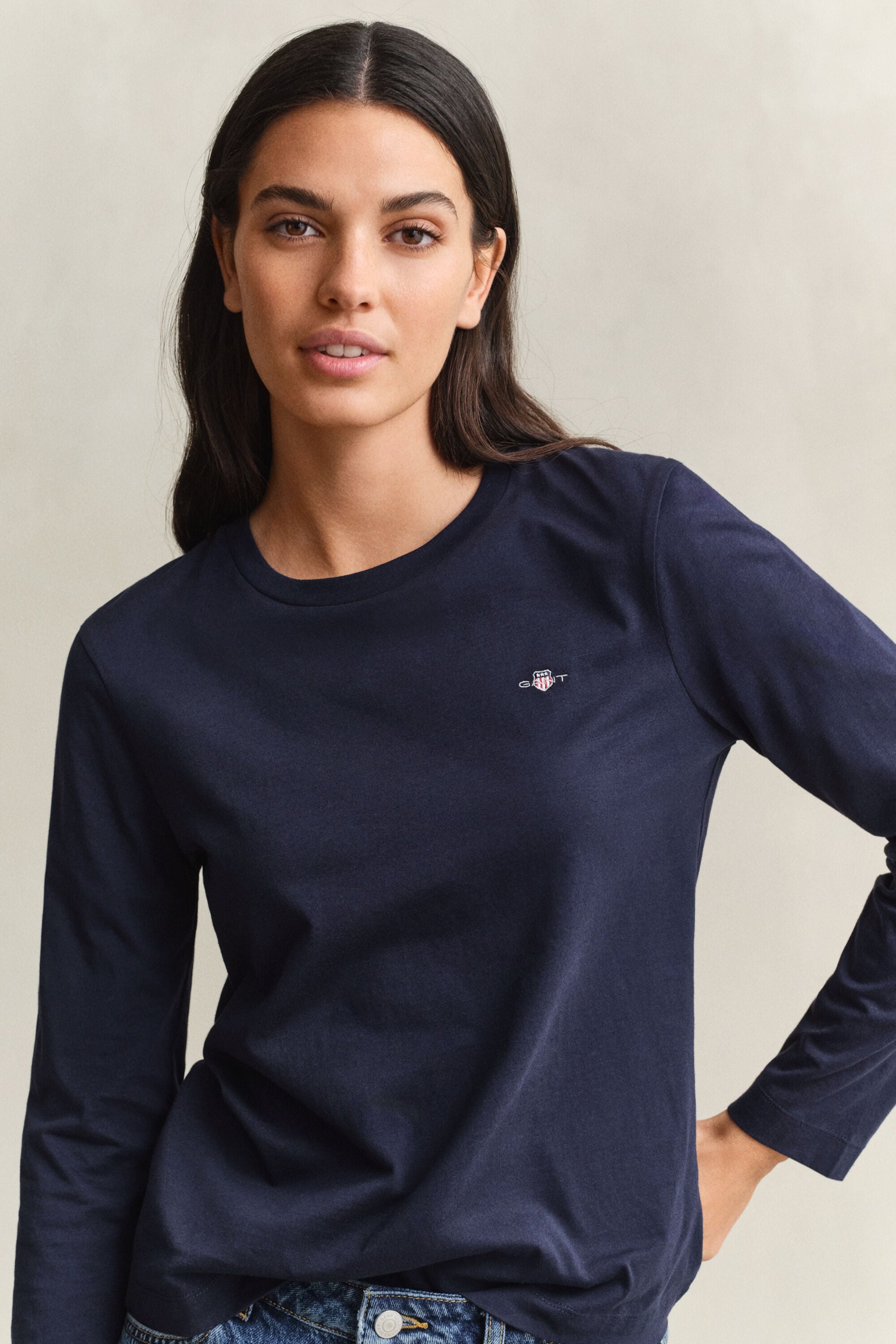 Shield T-shirt med lange ærmer