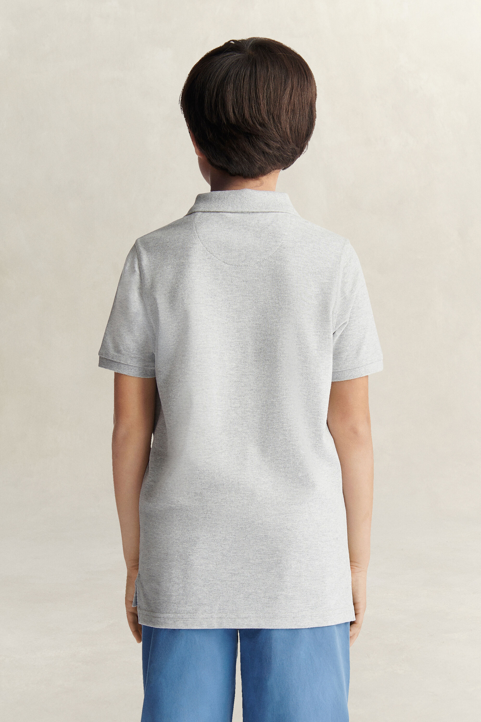 Teens Shield piqué poloskjorte