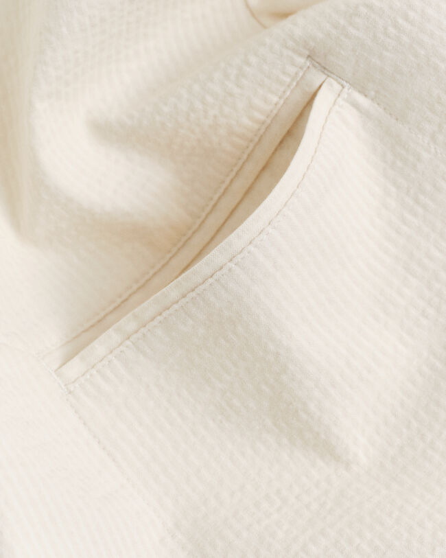 Slim fit seersucker jakkes&aelig;t-jakke