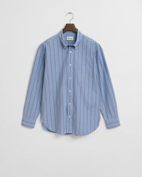 Relaxed fit Heritage Poplin skjorte med striber