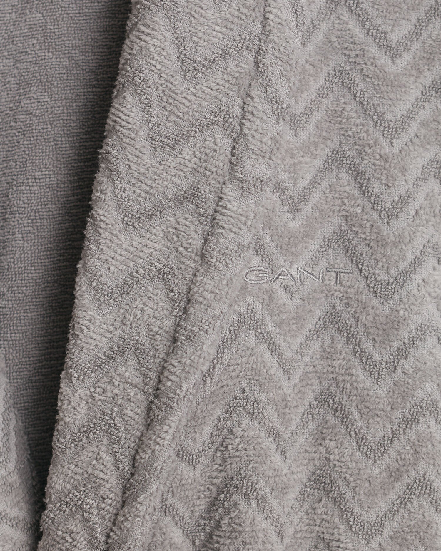 Sildebensmønstret jacquard badekåbe