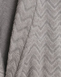 Jacquard sildebensmønstret badekåbe