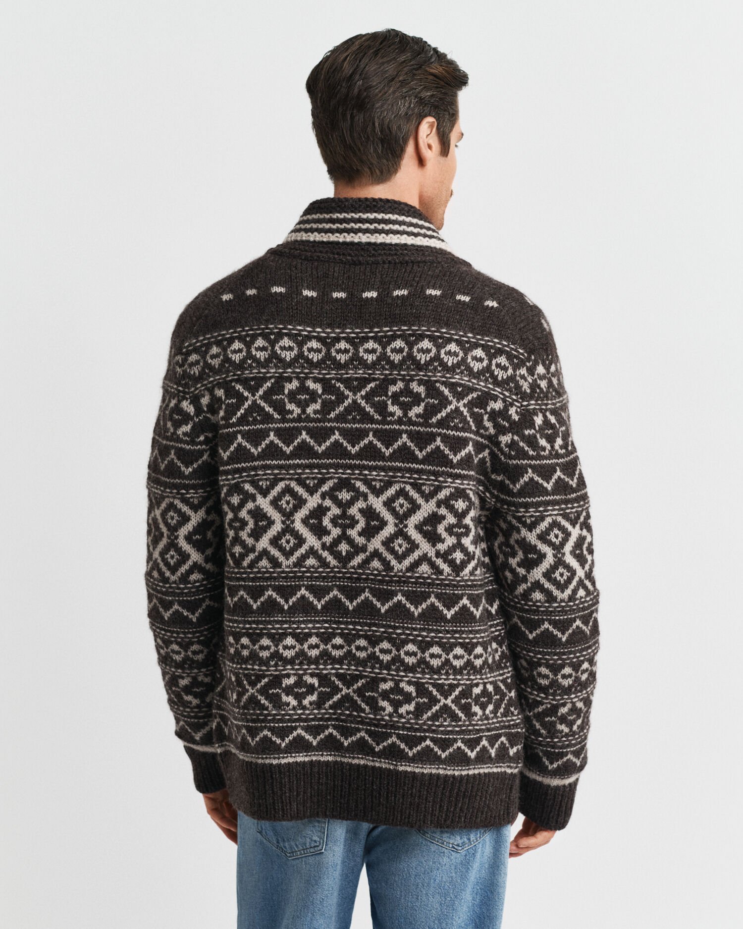 Cardigan i jacquard