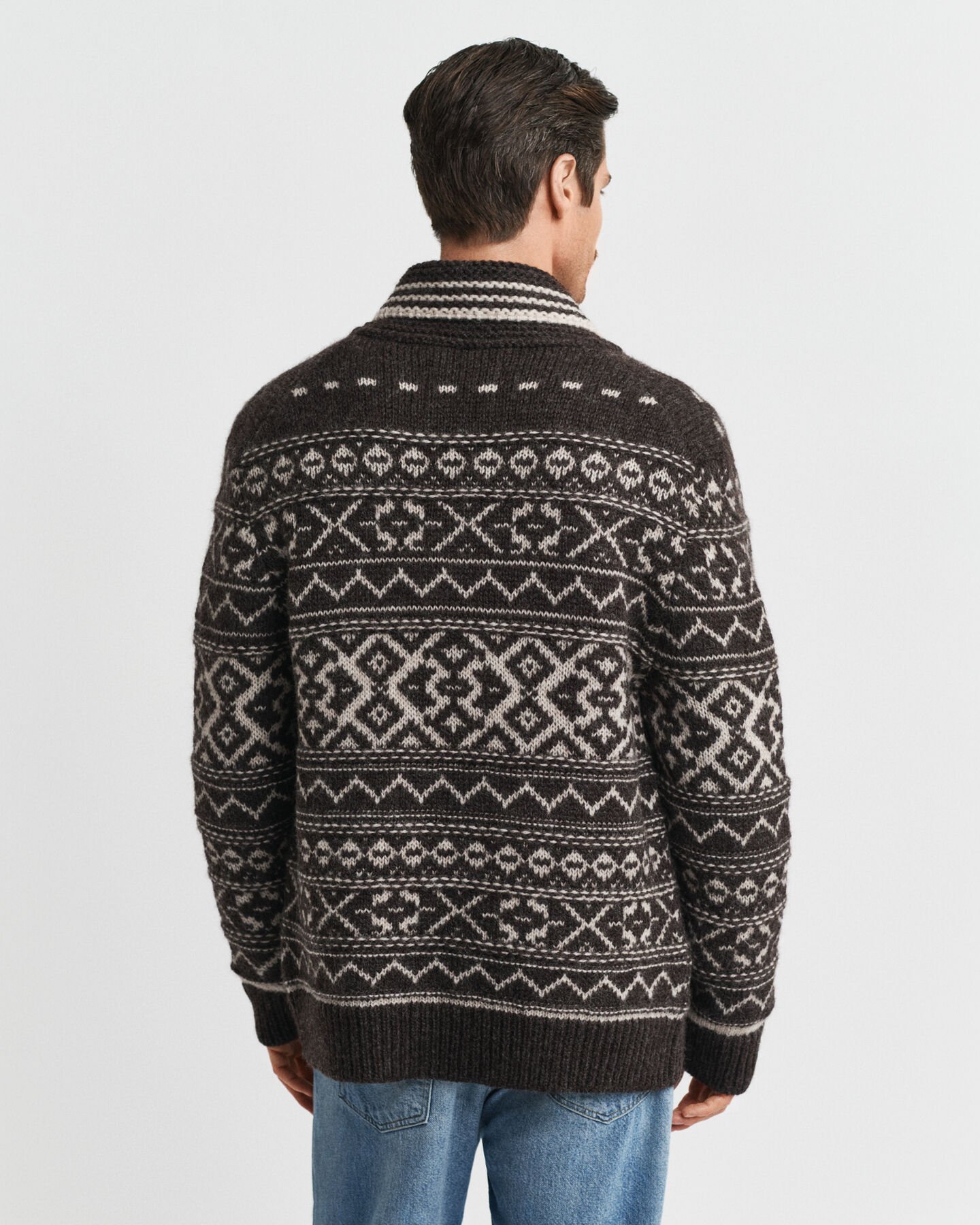 Cardigan i jacquard