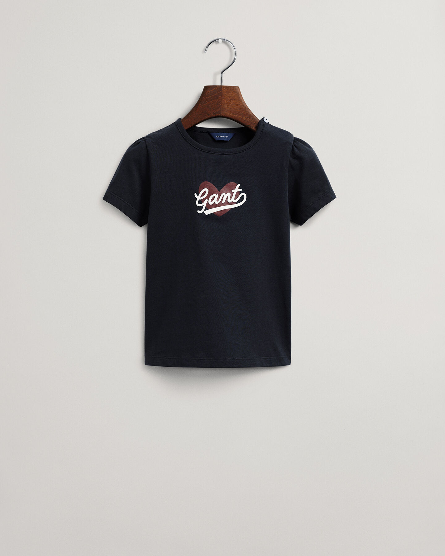 Girls Script T-shirt med hjerte
