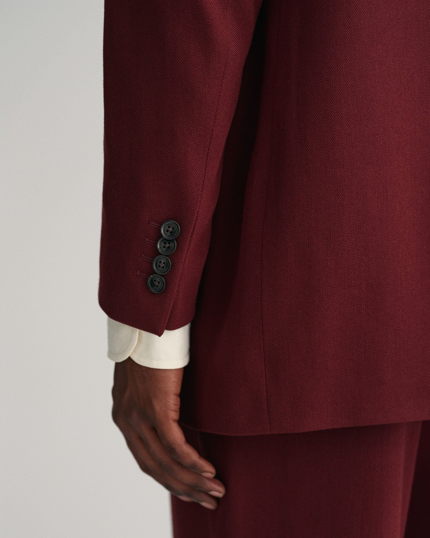 Oversized jakkesæt-blazer af uldtwill