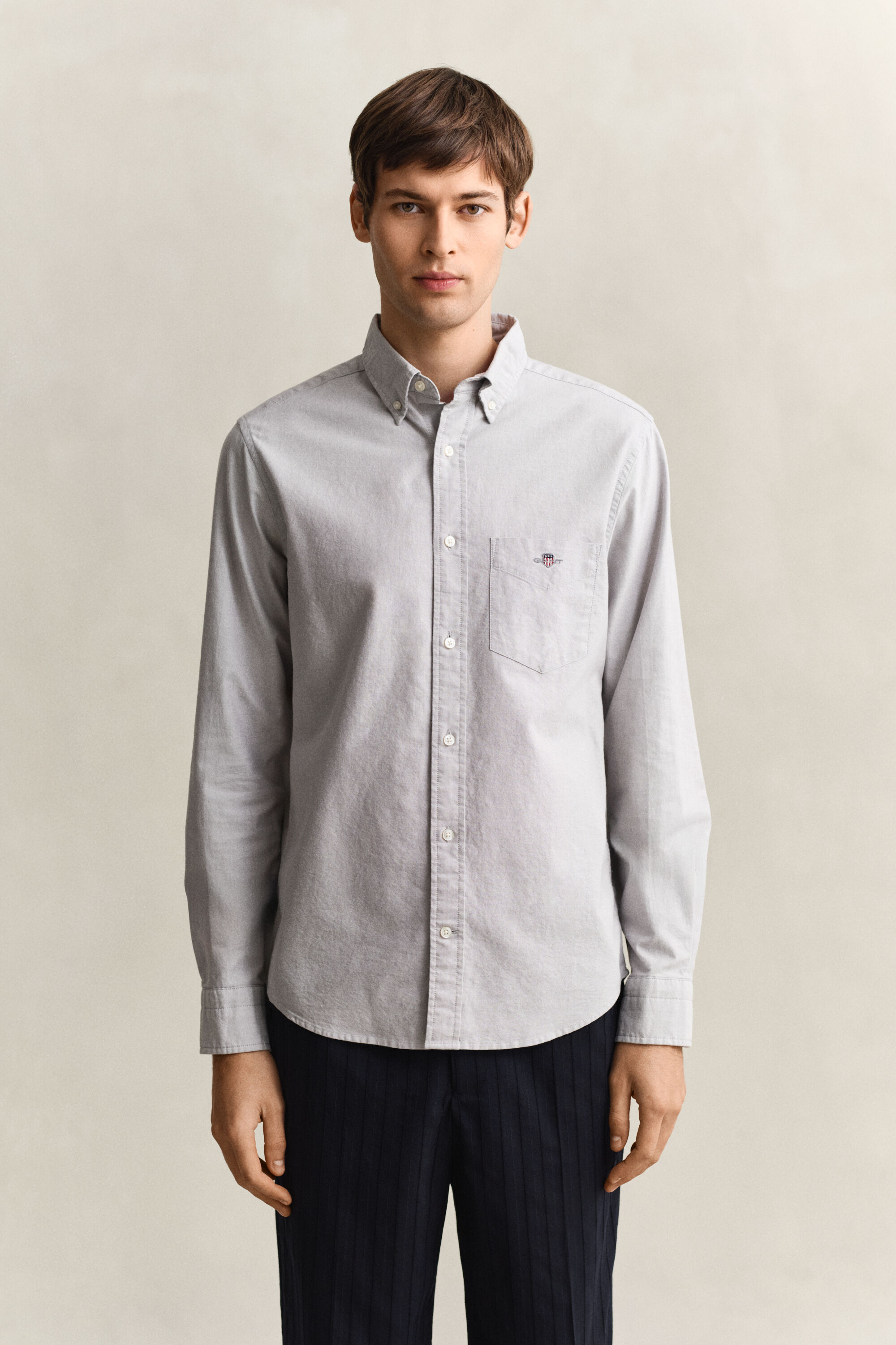 Regular fit klassisk Oxford-skjorte