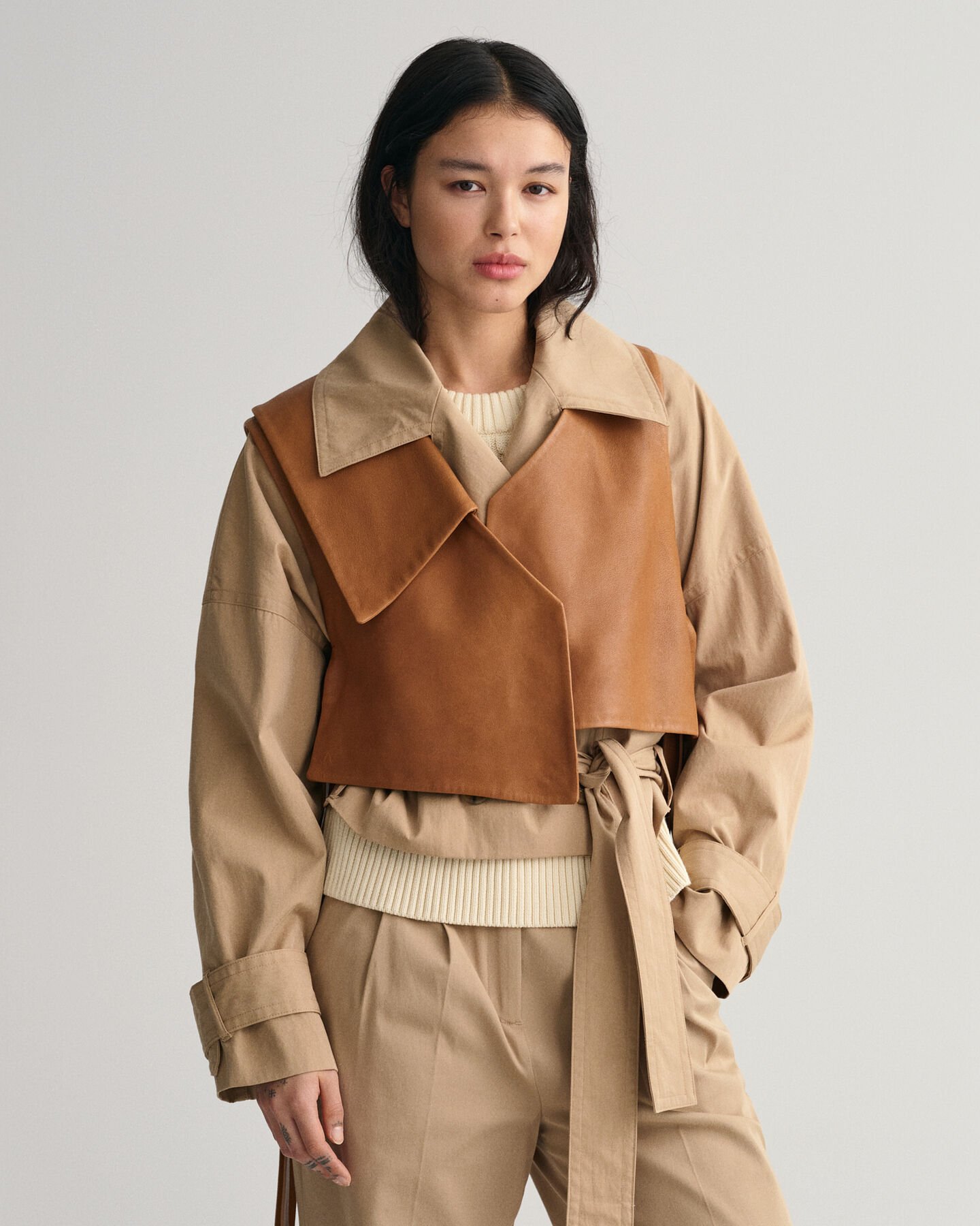 Dekonstrueret lædervest