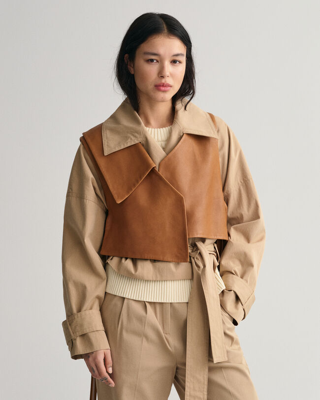 Dekonstrueret lædervest