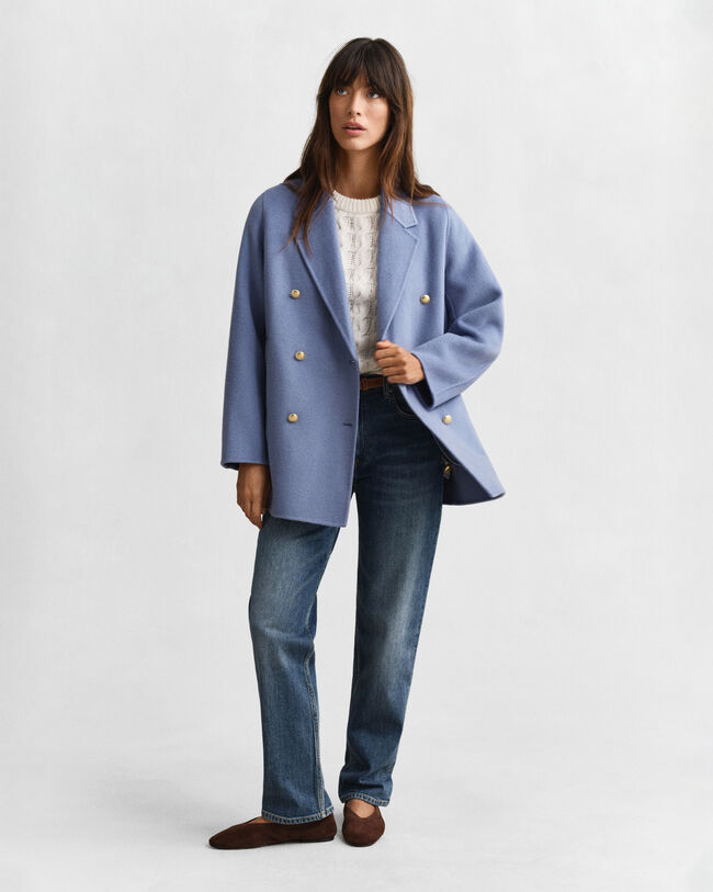 Sømandsjakke med håndsyede detaljer