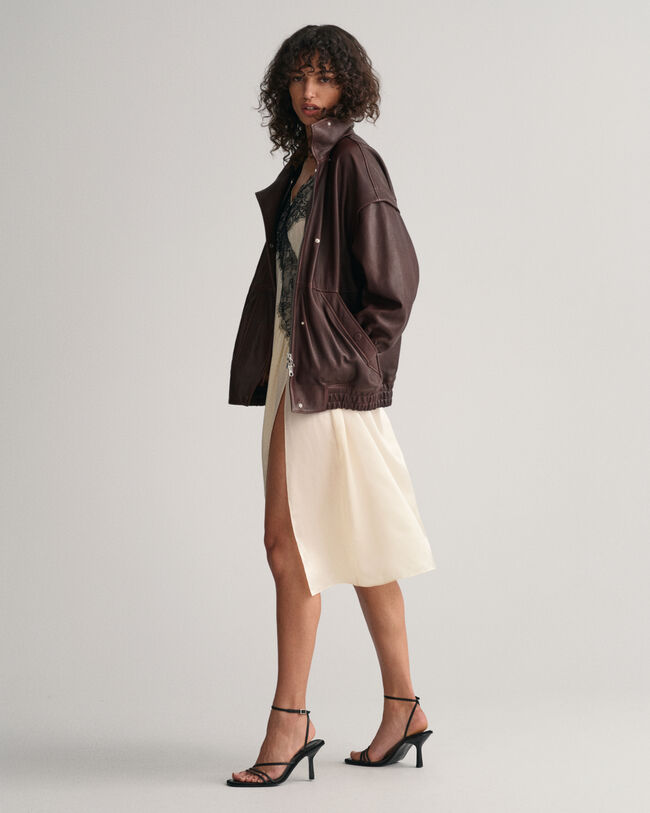 Camisole-kjole med blonder