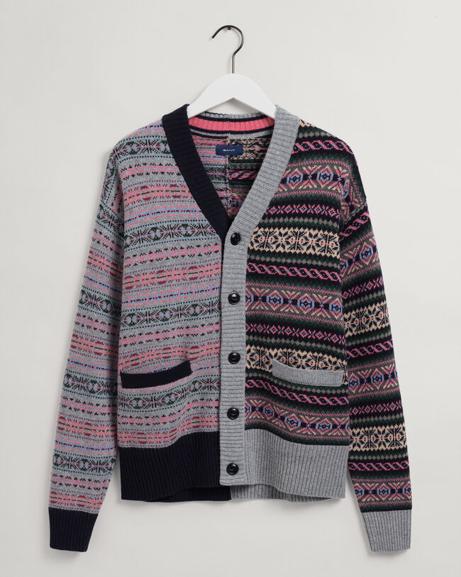 REMAKE Fair Isle cardigan