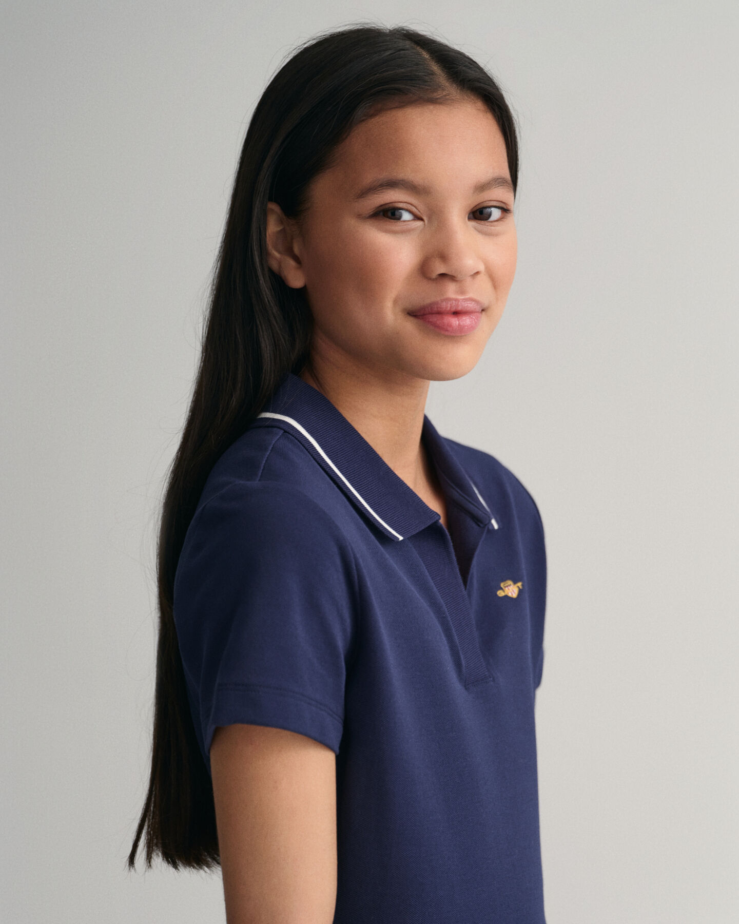 Teen Girls piqu&eacute; Rugger-kjole