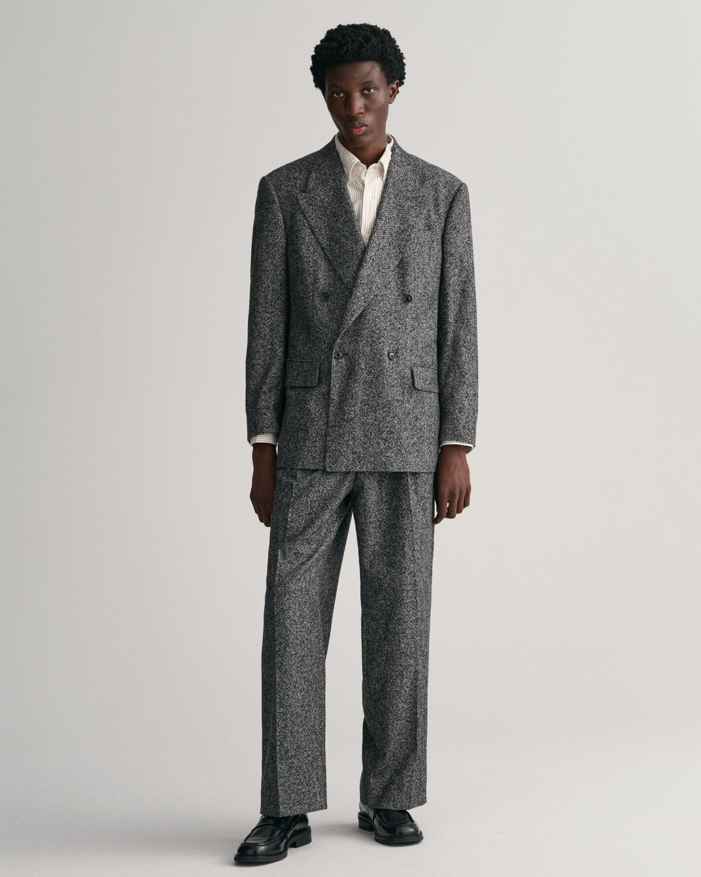 Oversized tweed-blazer