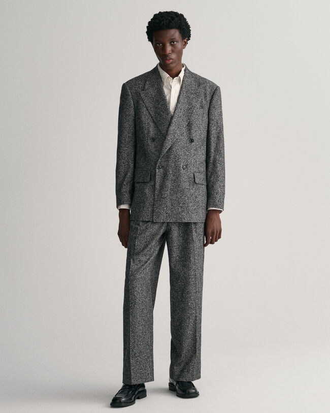 Oversized tweed-blazer