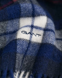 Ternet uldhalstørklæde