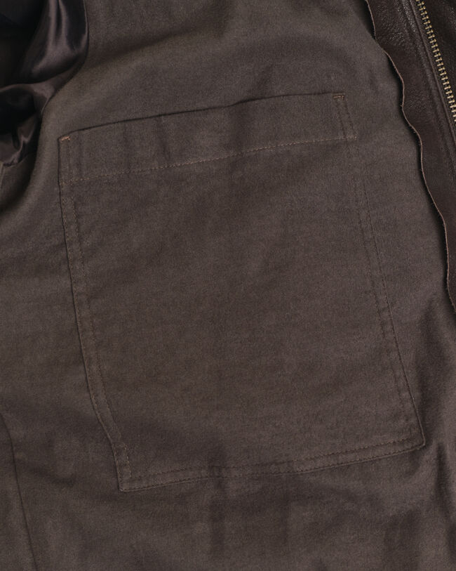 Decker jakke i nubuck