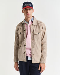 Regular fit overskjorte af bomuld og hør