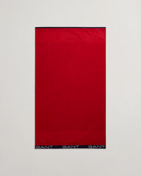 Strandhåndklæde med tonale striber