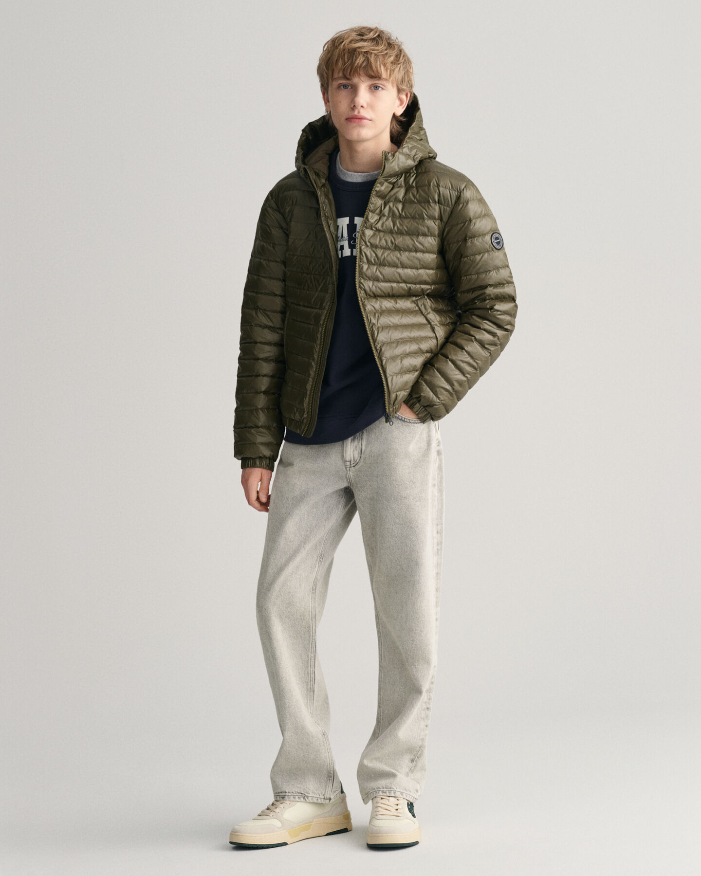 Teens Shiny let vatteret dunjakke