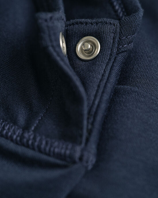 Baby bodysuit og beanie med hundetryk