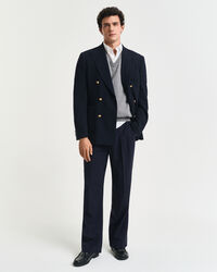 Klassisk vest af bomuld