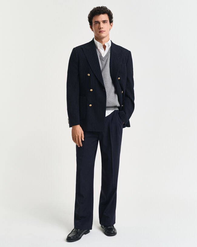 Klassisk vest af bomuld