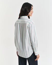 Relaxed fit klassisk stribet Oxford-skjorte