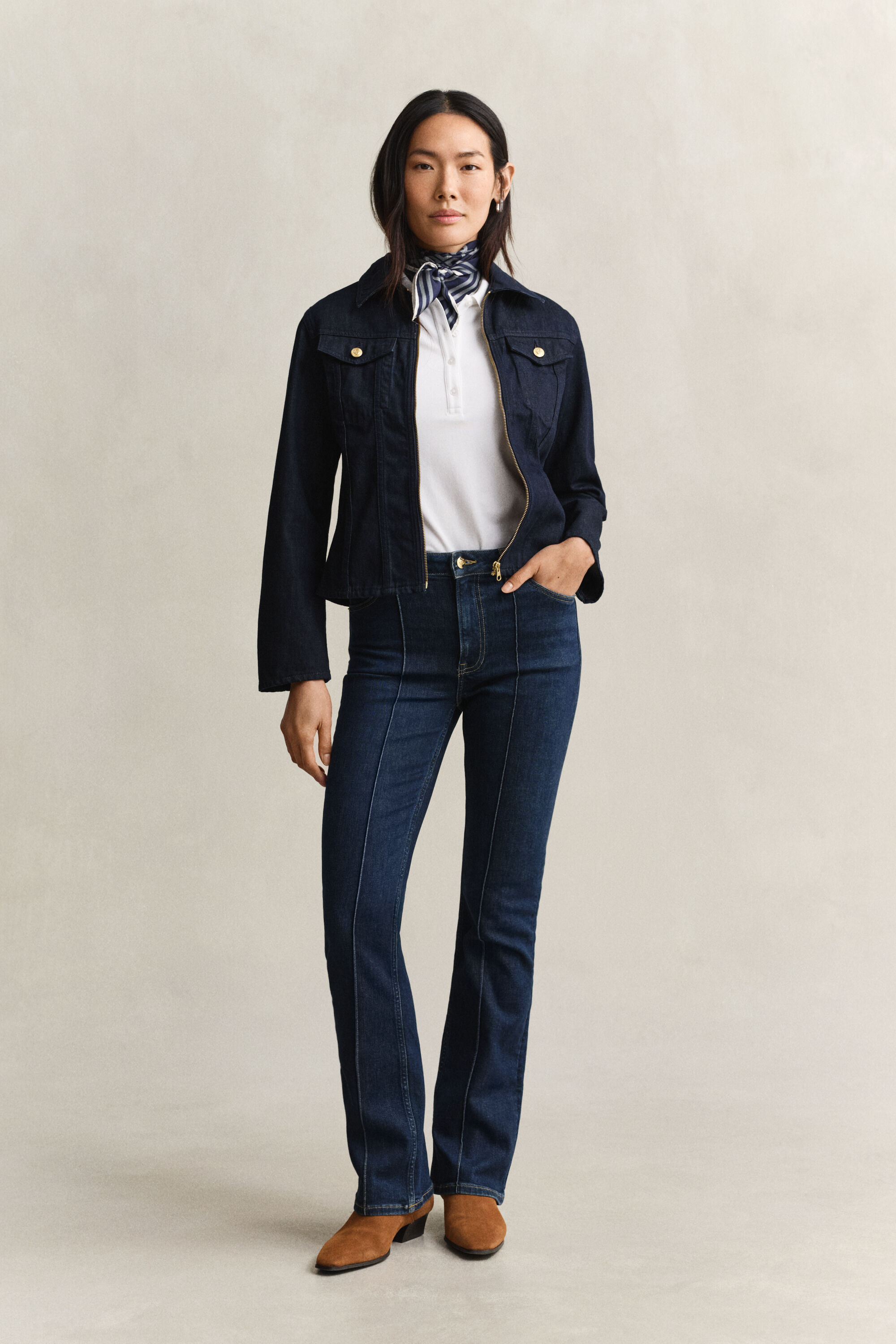 Slim fit poloskjorte