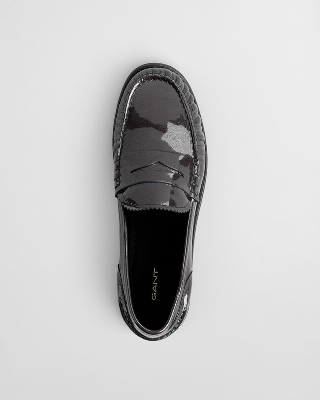 Gracelyn hyttesko i lakoksel&aelig;der