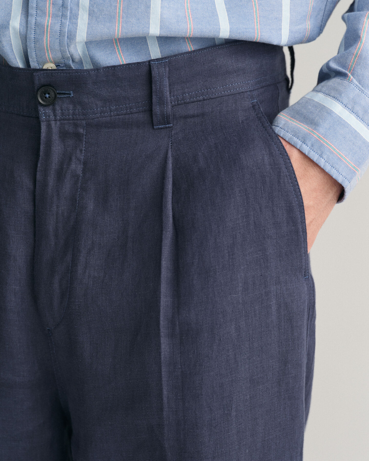 Jakkesæt-bukser af hør