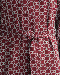 Slim fit Geometric skjortekjole