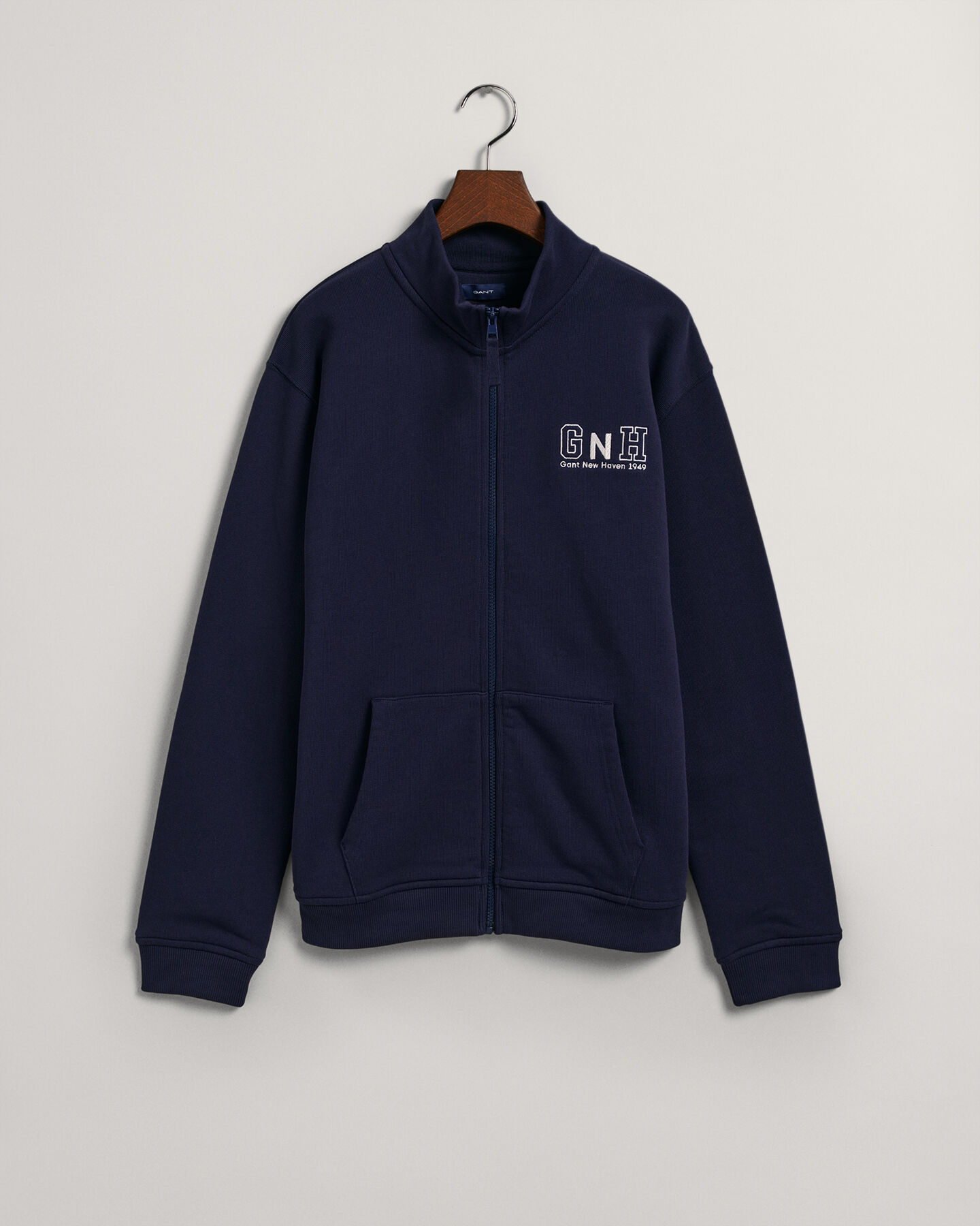 Teens GANT New Haven sweatshirt med lynlås