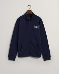 Teens GANT New Haven sweatshirt med lynlås