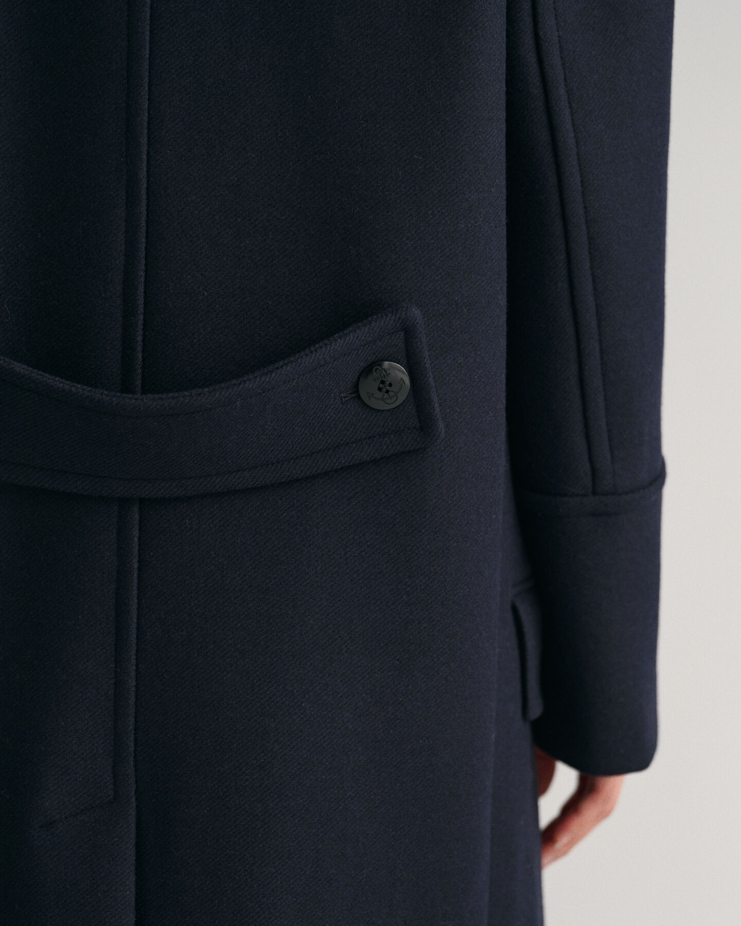 Sømandsjakke i uldblanding