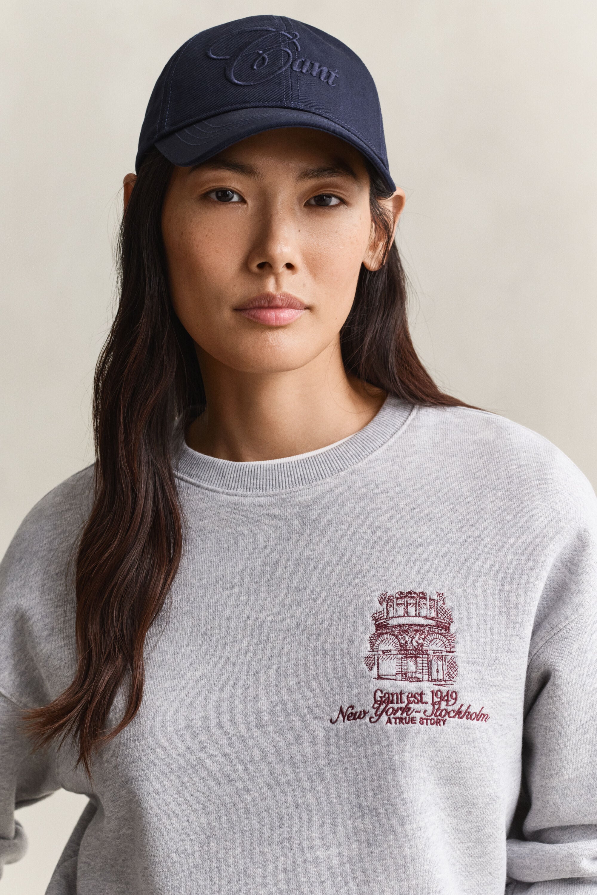 Sweatshirt med grafik
